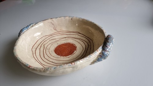 Piatto ceramica francese - in,