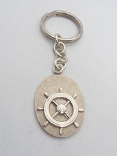 Timone : Portachiavi in Argento 925 - misura grande - Marina - Nautica - Marinai