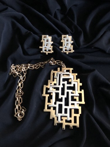 Set collana geometrica - , e