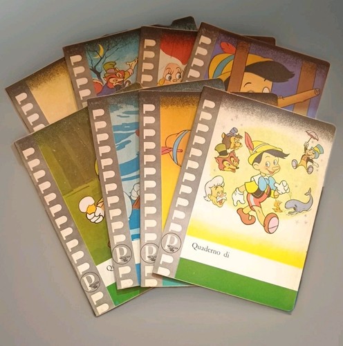 Pinocchio lotto 8 quaderni - pinocchio,