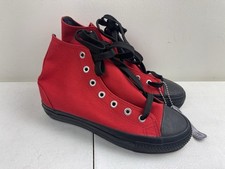 Scarpe alte Demonia rosse e