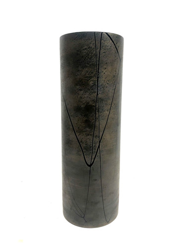 Vaso cilindrico vetro scavo - cilindrico,