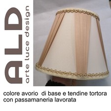 Paralume in tessuto e14 E27 da