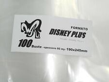 100 BUSTE WR "DISNEY PLUS" 190x245 mm x Tesori International Dyd Book dal 251