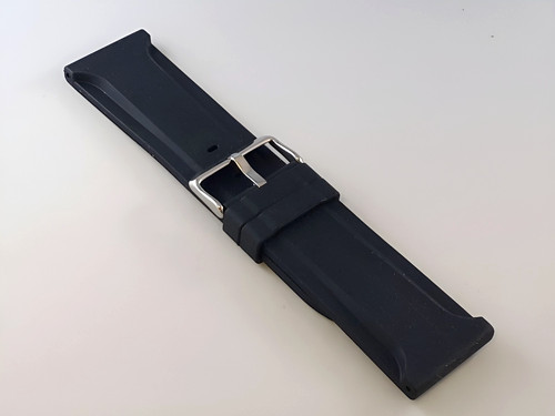 Cinturino nero silicone - in,