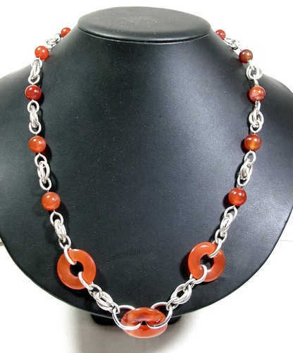 Collana vintage metallo - in,