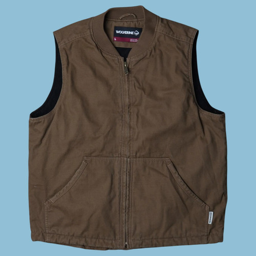 Vintage workwear weste l - vintage,
