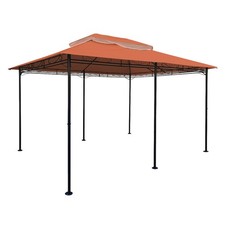 Tetto di ricambio per gazebo 4x3 terracotta - impermeabile - tetto gazebo tetto 3x4 PVC