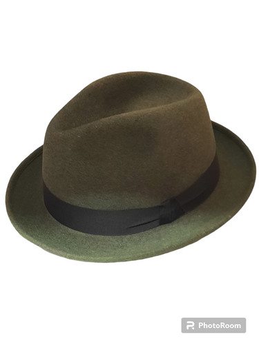 Cappello feltro bordato con - cappello,