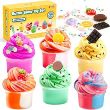 Fluffy butter slime kit - butter,
