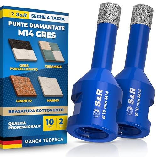 Punta diamantata per gres - diamantata,