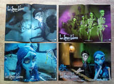 4 fotobuste LA SPOSA CADAVERE Tim Burton Johnny Depp Christopher Lee HORROR rare