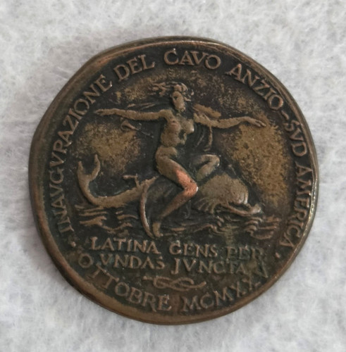 Medaglia pnf 1925 cavo - pnf, anzio