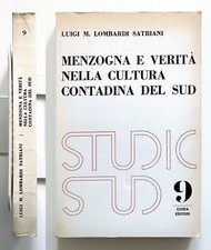 Luigi Lombardi Satriani Menzogna e verità nella cultura contadina del sud 1974