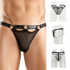 SADOMASO perizoma uomo sexy intimorete trasparent fetish lingerie BDSM tanga SEX
