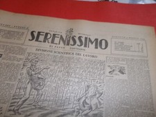 SERENISSIMO DI PARER CONTRARIO 5-8-1945 SATIRA POLITICA GULLO ATTLEE CHURCHILL