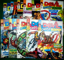 DEVIL GHOST IRON MAN LOTTO 11 FUMETTI EDITORIALE CORNO ITALIANO USATI