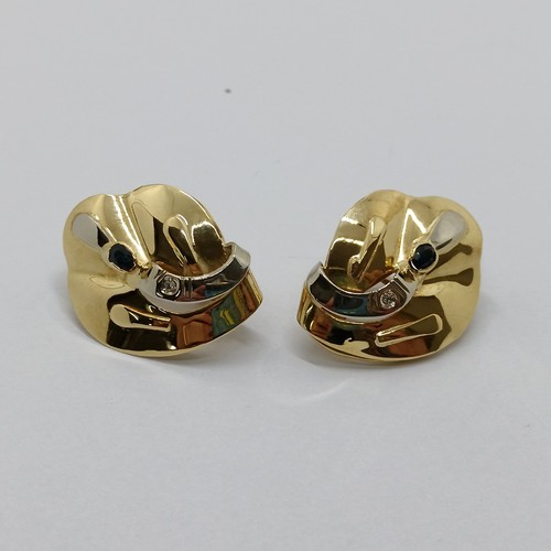 Orecchini bottone oro giallo - orecchini,