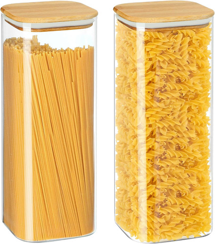 Barattolo spaghetti vetro - spaghetti,