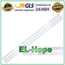 KIT 3 BARRE STRIP 8 LED TV 32" PHILIPS 4708-K320WD 32PFL3045 - TCL LE32D59 618mm