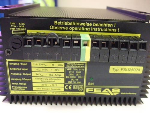 Alimentatore 24v feas - dc,