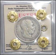 Moneta 1 Corona 1894 Austria d'argento 1 Kronen BB+ Austriaca Francesco Giuseppe
