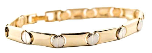 Bracciale oro bianco e - in,