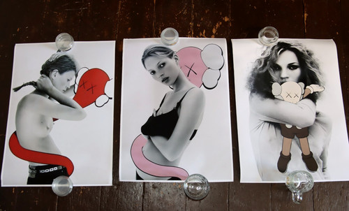 Poster kaws kate moss - poster,