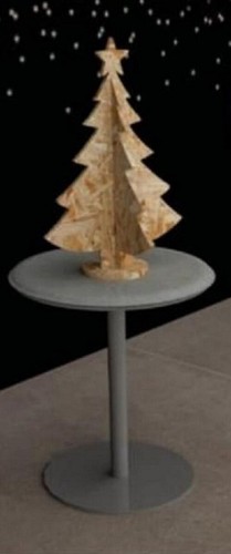 Albero natale legno - legno, osb