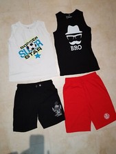 Lotto 1820 abbigliamento bimbo 2 pantaloncini, 2 magliette 14/15 anni