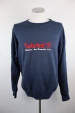 TIMBERLAND FELPA MAGLIA UOMO TG M MAN SPORT JACKET SWEATSHIRT VINTAGE COTONE