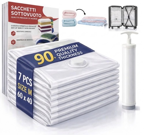 Sacchetti sottovuoto 7pz - sacchetti,