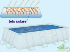 TELO COPERTURA SUPERIORE SOLARE PISCINA 732X366 BESTWAY 58228 RISCALDA ACQUA