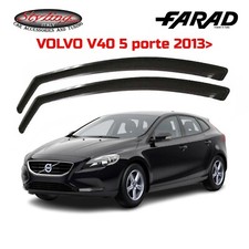 DEFLETTORI VOLVO V40 (DAL 2013) 5 PORTE FARAD SET ANTIVENTO FUME' 12621