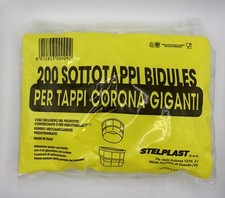 N°200 SOTTOTAPPI BIDULE IN PLASTICA BOTTIGLIE SPUMANTE VINO (METODO CLASSICO)