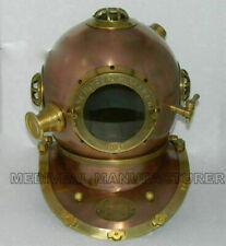 Replica elmetto in ottone e