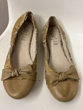Scarpe Ballerine Prima Classe Alviero Martini N 40Vera Pelle  Made in Italy