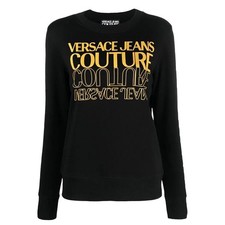 Felpa Donna Nero Versace jeans