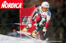 Biglietto autografo Michaela