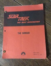 Star Trek Next Generation Series THE SHROUD Script Paramount 1988, Cast & Crew
