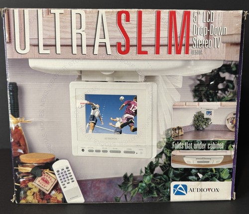 Audiovox ultra slim lcd - slim, 5”