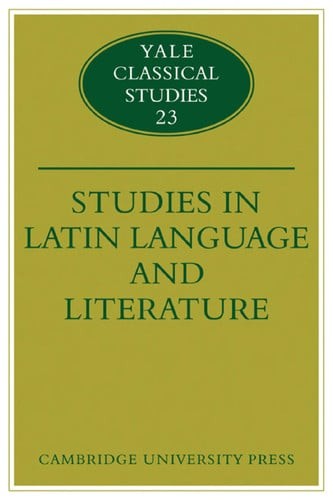 Studies latin language and - studies,