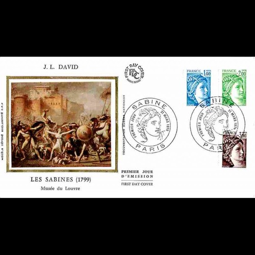 Fdc soie 2e émission - fdc,