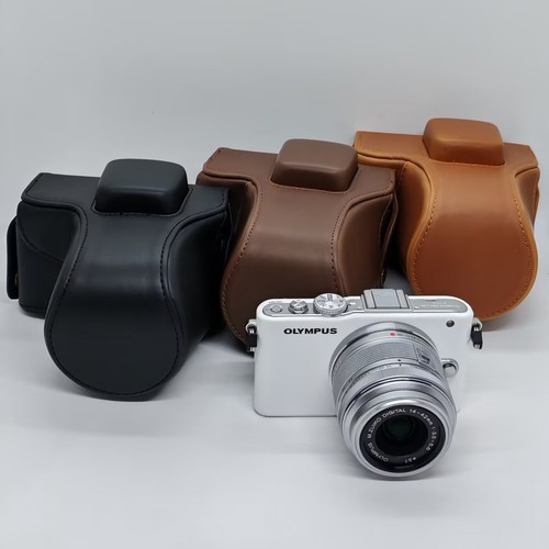 Custodia pelle per olympus - in,