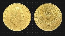 200 lire rarissime con errore - con,