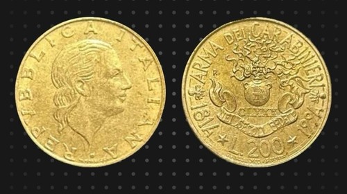 200 lire rarissime con errore - lire,