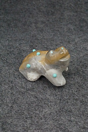 Scultura fetish rana zuni - fetish,