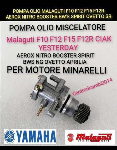 Pompa olio malaguti f10 f12 - ,