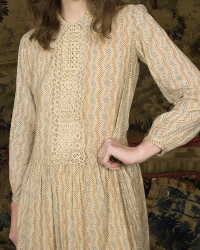 Antico abito smock vintage