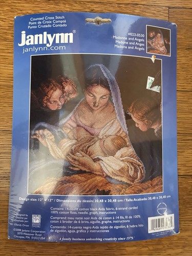 Janlynn madonna angeli kit - "madonna,